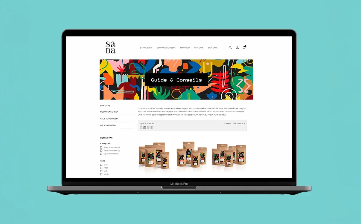 Mockup-webSANA Support de communication
